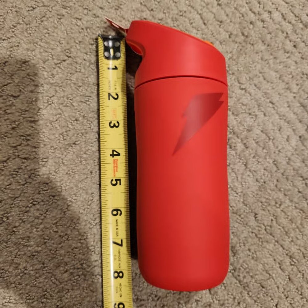 NEW Gatorade 24 Hour insulated Tumbler with straw cleaner. 12oz